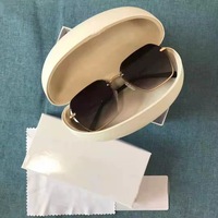Ensemble portable de qualité supérieure résistant à la pression avec étui à lunettes en tissu