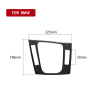 Garniture de couvercle de frein à main en fibre de carbone pour BMW E46-Cadre décoratif intérieur adapté à la BMW ancienne série 3 E46