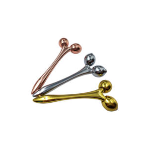 Suministro al por mayor de productos de belleza, nuevas herramientas de masaje de tendencia, cuidado de la piel, Estiramiento facial de metal, rodillo 3D de masaje Facial en forma de Y de Metal - Product Image 2