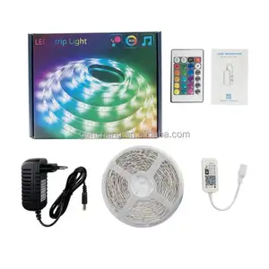 Sk6812 Strip Led pintar Mini 5mm 3535 Rgb 2812 5v Ultra tipis fleksibel