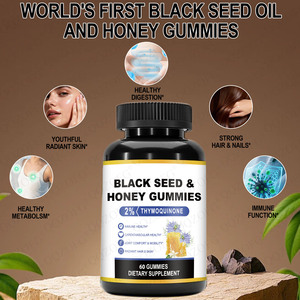 Gummies <span class=keywords><strong>de</strong></span> graines noires et <span class=keywords><strong>de</strong></span> <span class=keywords><strong>miel</strong></span> 100 % pressées à froid, sans sucre, pour le soutien immunitaire, biologiques, aux graines noires et au jus <span class=keywords><strong>de</strong></span> betterave, sous marque privée - Product Image 3