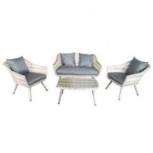 <span class=keywords><strong>Petit</strong></span> ensemble <span class=keywords><strong>de</strong></span> <span class=keywords><strong>jardin</strong></span> Winchester poly meubles extérieurs en rotin synthétique - Product Image 3