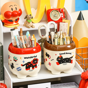 Phim Hoạt Hình Sáng Tạo Theo Chủ Đề Cô Gái Bút Chủ Dễ Thương Phong Cách Nhựa Cao Xuất hiện Cho Sinh viên Văn Phòng Bàn Máy Tính Để Bàn Ngăn Kéo Tổ Chức - Product Image 4