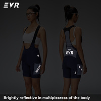 Shorts de cyclisme pour femmes Custom Pro Aero Fit Racing Team Club, respirants, coupe ajustée, antidérapants, pour vélo de route