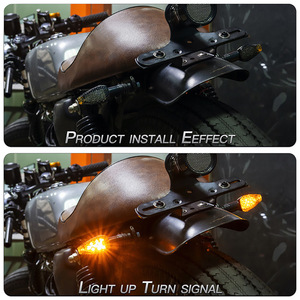 ไฟเลี้ยว LED 12V สำหรับมอเตอร์ไซค์ ยูนิเวอร์แซล ระบบไฟเลี้ยวแบบไหล สำหรับมอเตอร์ไซค์ดัดแปลง จักรยานไฟฟ้า M10 - Product Image 5