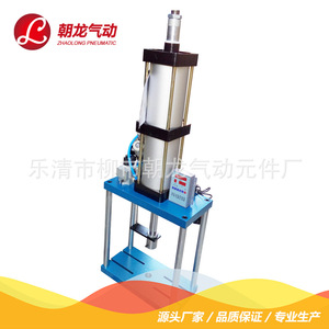 ZhaoLong Pneumatic Adjustable Mini Press 1 Ton 100mm Travel Benchtop <b>Punching</b> <b>Machine</b> For Fiber Material - Product Image 3