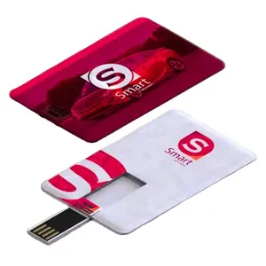 Unidad flash usb, tarjeta de negocios, unidad flash usb con impresión de logotipo, OEM ODM, venta directa de fábrica