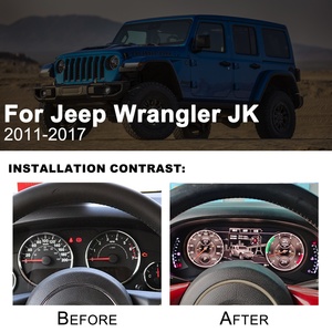12.3 Inch <b>Car</b> LCD Dashboard <b>Digital</b> Instrument Cluster <b>Speedometer</b> <b>for</b> Jeep Wrangler JK 2011 - 2017 Model - Product Image 6