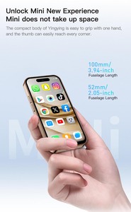 Onemyth สมาร์ทโฟน M17 PRO MINI 4G Dual SIM 4 "HD โทรศัพท์มือถือ2000mAh 2GB + 16GB 12.0 <span class=keywords><strong>Android</strong></span> Play Store โทรศัพท์มือถือขนาดเล็ก <span class=keywords><strong>Face</strong></span> ID - Product Image 5