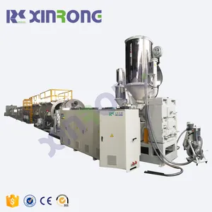 Xinrong 16-1800mm plastic HDPE pipe extrusion line for water pipe produce