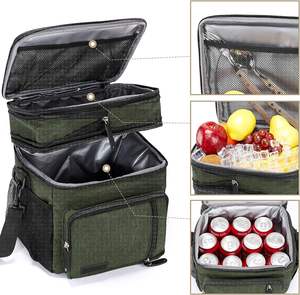 Muestra Gratuita, Bolsa de Almuerzo Personalizada de RPET para Picnic, de Lujo, Sublimable, Reutilizable, Impermeable, Aislada, con Bolsa Refrigerante a Prueba de Fugas - Product Image 6
