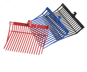 Cabeza de horquilla de estiércol de caballo de plástico negro de gran oferta - Product Image 1