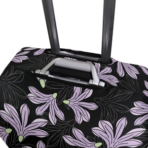Durable Stretch Washable Hawaii Naupaka Flower Custom Design Travel Luggage Cover <b>Suitcase</b> Protector <b>Suitcase</b> Cover for 18-32" - Product Image 4