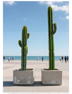 Grandes plantes de <span class=keywords><strong>cactus</strong></span> tropicaux artificiels de luxe paysage décoratif d'intérieur à haute assurance pour salon extérieur en PU - Product Image 3