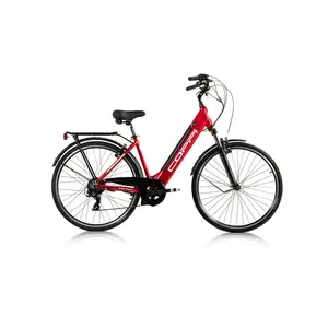 Premium Quality 13 Ah Lithium Battery 7 Speed Gears Electric City Bike With 5 Levels Display Led