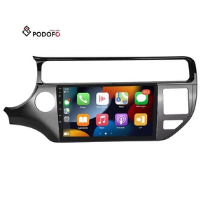 Radio de coche Podofo de 9 pulgadas, Radio estéreo para coche, Android, Carplay, Android, GPS automático, RDS, HIFI, compatible con cámara AHD para KIA <span class=keywords><strong>RIO</strong></span> 2015 - Product Image 1
