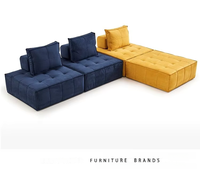 Grenzüberschreitender Außenhandel: Komprimiertes Sofa, reiner Schaumstoffwürfel, Tofu-Block, modulares Sofaset, rahmenloses Box-Sofa, Stoffbezug