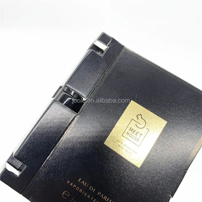 1ml-6ml Folding Card Sample Packaging for Perfume Custom Size Paperboard Vail Holder Promotion Poster with Parfum