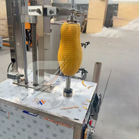 SAIDASHI Semi-automatische broodvruchtenschiller machine, fruit- en groenteschilmachine met geweldige prijs, 220V/380V, eenvoudig te bedienen