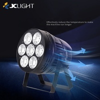 Lumière Parcan en aluminium Nouveau design 350w 2in1 Dmx512 Led Cob Surface 7 Eye Led Par Stage Light