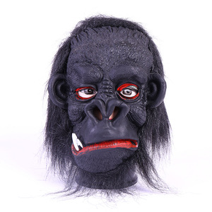 Máscara de Vinilo Reforzado con Goma de Gorila Rey Kong de Terror para el Día de Todos los Santos, para Fiestas, Mascaradas y Decoraciones Festivas - Product Image 6