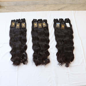Tissage en lot indien frisé soyeux droit 100% Temple, cheveux vierges bouclés, cuticule humaine brésilienne alignée - Product Image 2