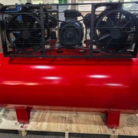 Compresseur à deux pompes 20HP 15KW 10bar, compresseur d'air à piston, réservoir de 1000 litres, compresseur d'air à entraînement par courroie, double pompe
