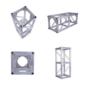 ระบบโครงหลังคาอะลูมิเนียมอัลลอยด์ โครงหลังคาอะลูมิเนียมพร้อมสลักเกลียวสำหรับติดตั้งไฟเวที โครงทรัสสำหรับคอนเสิร์ต เวทีคอนเสิร์ตเคลื่อนที่ - Product Image 1