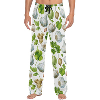Pyjamas en gros, vêtements de nuit élégants, pantalons de nuit longs unisexes, taille personnalisée, design sur mesure, tailles mixtes