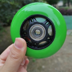 Ruedas de patín en línea de 80mm, 72mm, 76mm, 80mm, ruedas blancas de <span class=keywords><strong>PU</strong></span>, ruedas de rodillos para interiores y exteriores - Product Image 3