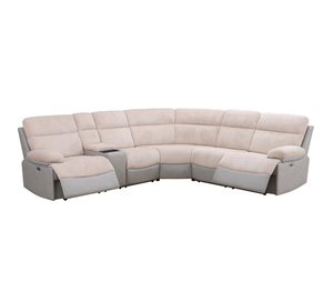 White & Gray Stripe Fabric and Technical Fabric <b>3</b>-<b>Piece</b> Multifunctional <b>Sofa</b> <b>Set</b> - Product Image 6