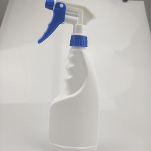 Botella de Plástico Transparente Blanca de HDPE de 500 ml, 750 ml, 1000 ml, 1 Litro para Detergente Líquido con Pulverizador - Product Image 1
