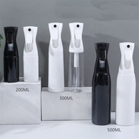 Flacon pulvérisateur en plastique pour désodorisant de voiture, brumisateur continu fin pour cheveux, salon de coiffure, 160 ml, 200 ml, 300 ml, 500 ml