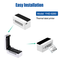 Impresora de Etiquetas de Envío de Alta Calidad de 4 Pulgadas, Impresora de Guías de Envío 4x6, Interfaz USB, BT, LAN, WIFI Opcional