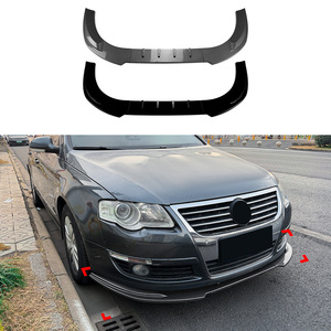 สปอยเลอร์หน้า Amp-Z ลายคาร์บอนไฟเบอร์ ผิวด้าน สำหรับรถยนต์ Volkswagen Magotan B6 ปี 2005-2010 - Product Image 1