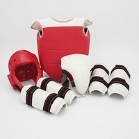Équipement de protection durable pour le taekwondo, ensemble de 5 pièces, équipement de protection absorbant les chocs pour l'entraînement, vente en gros, logo personnalisé