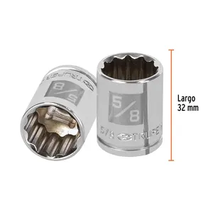 Boîte de douilles à 12 points de 6 5/8 po, entraînement 3/8 po, TRUPER - Product Image 1