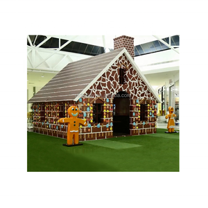 Giant <span class=keywords><strong>casa</strong></span> <span class=keywords><strong>di</strong></span> pan <span class=keywords><strong>di</strong></span> zenzero per il centro commerciale display - Product Image 1