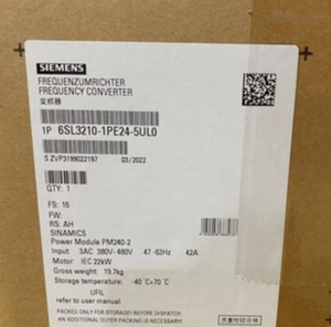 6SL32101PE245UL0 SINAMICS G120 PM240-<span class=keywords><strong>2</strong></span> 3AC 380-480V 22kW <span class=keywords><strong>FSD</strong></span> PLC - Product Image 1