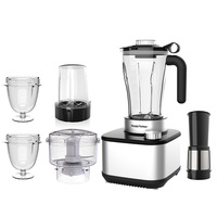 Happy Partner 6-in-1 Multifunctionele Blender voor Keuken, Sapcentrifuge, Mixer, Smoothie Maker, Elektrische Huishoudelijke Sapmaker