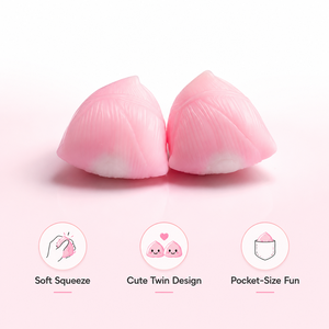 Juguete Blandito de Alta Calidad en Oferta, Juguete Antiestrés de TPR Rosa Zongzi Barato para Niños - Product Image 2