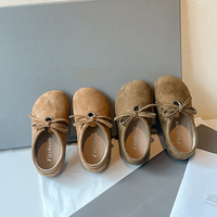 Chaussures plates pour enfants style OEM avec nœud décoratif mignon pour petites filles