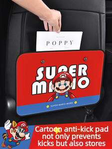 1PCS Car Seat <b>Back</b> Cover <b>Protector</b> for Kids Cartoon Anti Kick Mat With Bag Waterproof for Children Auto Pad Interior Accessories - Product Image 1