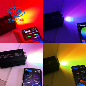 Mini 16W RGBW Twinkle LED fibra óptica estrella techo motor luz aplicación controlada para la decoración del hogar y del coche - Product Image 6