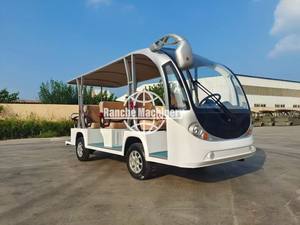 Mini bus de ville touristique électrique de nouveau style pour la navette et le transport touristique voiture électrique fermée en vente - Product Image 5