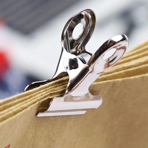 Pinces <span class=keywords><strong>Bulldog</strong></span> Métalliques Grandes en Gros, Pinces à Documents Argentées, Aimants de Réfrigérateur pour Photos, Documents et Clips de Cuisine - Product Image 4