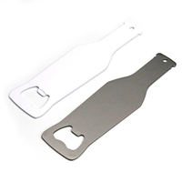 Ouvre-bouteille carré personnalisé en acier inoxydable grand format pour sublimation, vierge, pour presse à chaud, utilisation en fête, impression double face