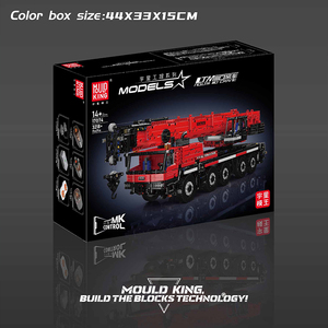 MOULD <span class=keywords><strong>KING</strong></span>-Kit de Construction Technique pour Enfant, Briques de <span class=keywords><strong>Camion</strong></span>, <span class=keywords><strong>Grue</strong></span> à Chenilles, LTM1110, 17074 Pièces, 3218 - Product Image 5