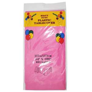 Mantel de plástico PE Mantel de fiesta Directo de fábrica Desechable Cumpleaños y Navidad Color sólido Cuadrado Estilo americano CN;GUA - Product Image 6