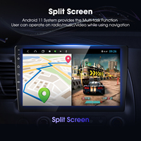 Écran tactile de 9 pouces Prise en charge de l'écran partagé CarPlay Android Auto Autoradio universel Système Android Lecteur multimédia